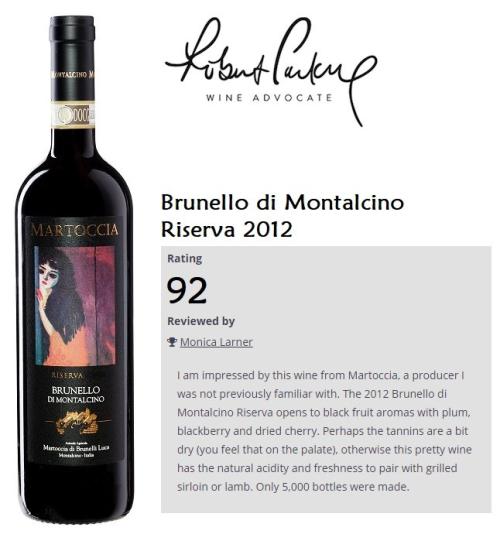 Brunello di Montalcino riserva 2015 - Martoccia di Brunelli Luca