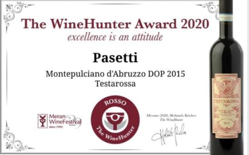 Testarossa rosso 2019 (0,75L) - Pasetti