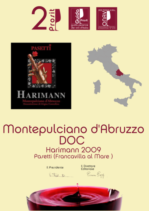 Harimann 2010 (0,75L) - Pasetti