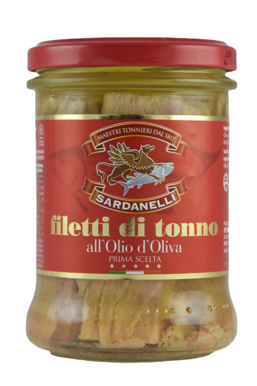 Filetti di tonno all'olio di oliva 310 g - Sardanelli