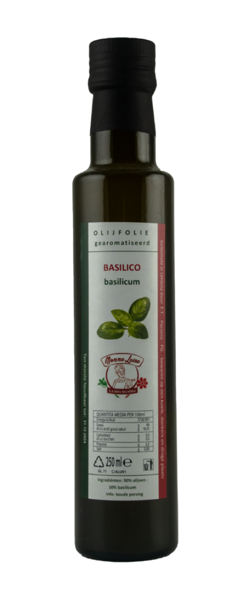 Olio di basilico - Frantoio del Trasimeno